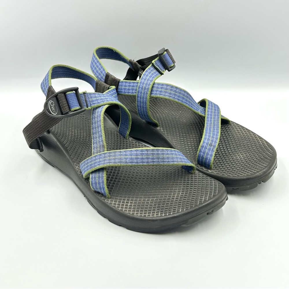 Chaco Z/1 Unaweep Sandals Womens Size 11 Blue Open Toe USA Made Strappy
